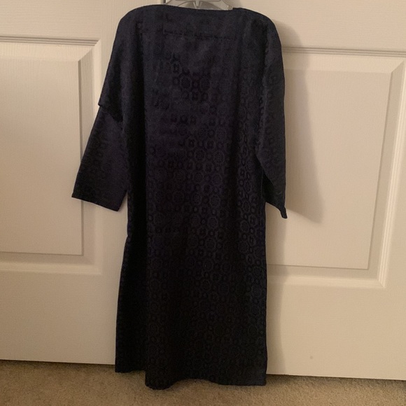 Kids Navy Abaya Long Traditional Dress Size 3 - Picture 4 of 7